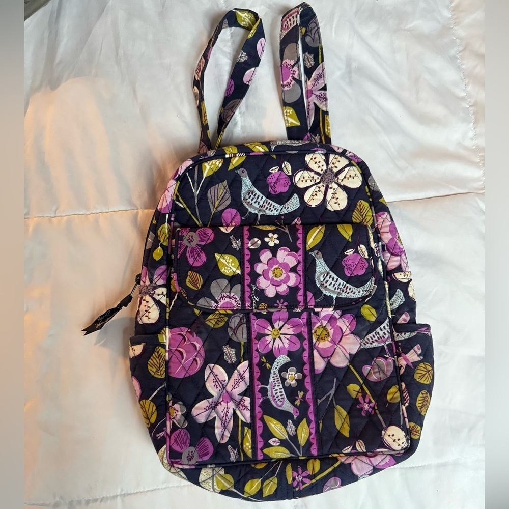 Vera Bradley Backpack in Vintage Floral Nightingale